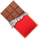 A sweet chocolate bar emoji