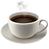 A warm mug of coffee emoji