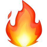 A bold fire emoji