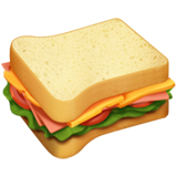 A layered sandwich emoji