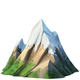 A snow-capped mountain emoji